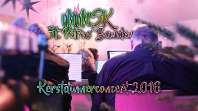 MMSK St. Petrus’ Banden Kerstdiner concert 2016